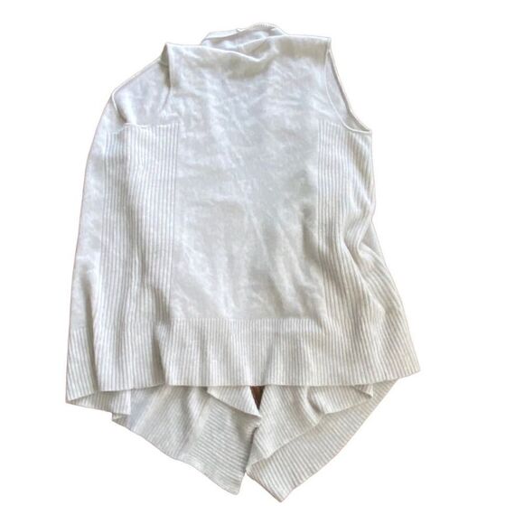 BLOOMINGDALE’S 100% Cashmere Sweater Vest Gilet Grey Large - Picture 2 of 4